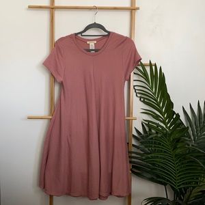 Mauve/Blush Swing Dress